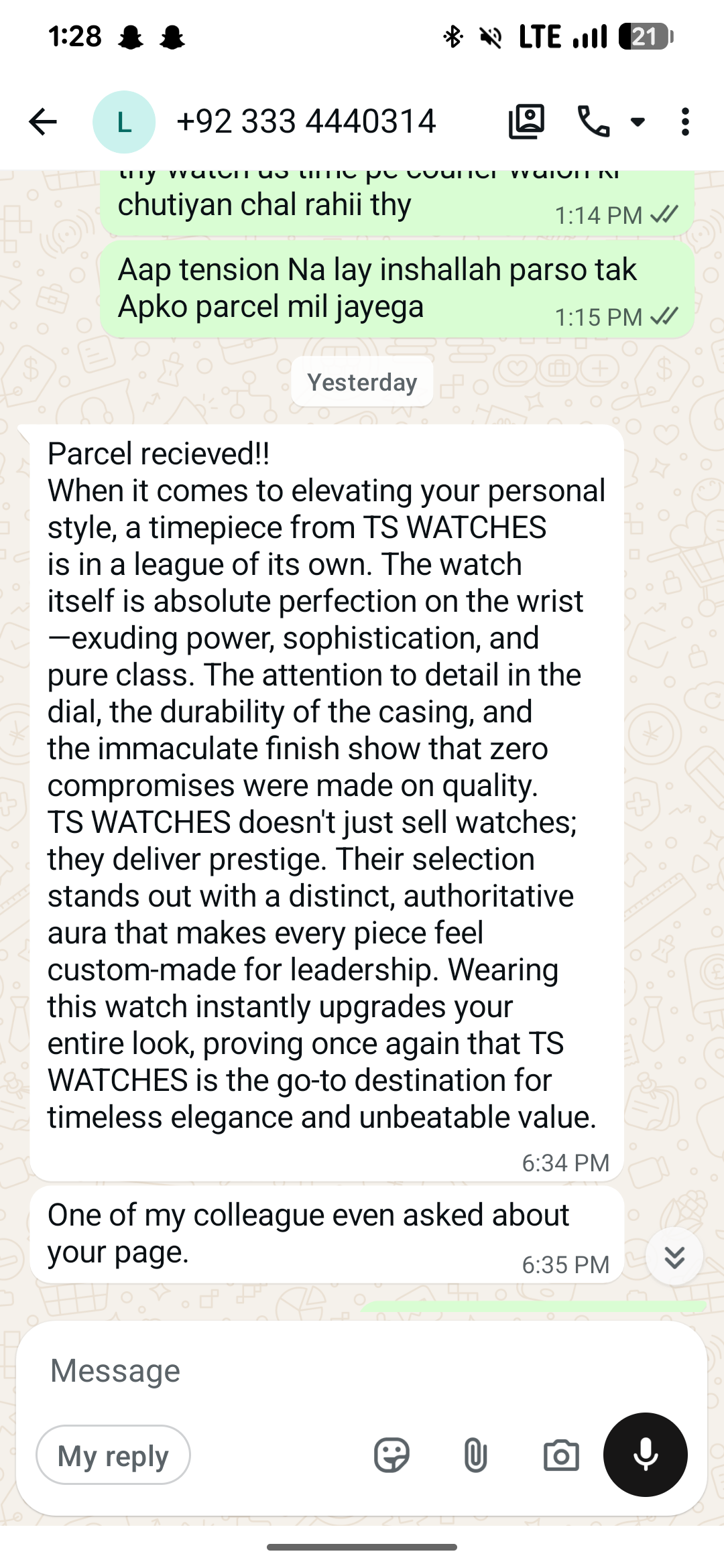 Customer Review
