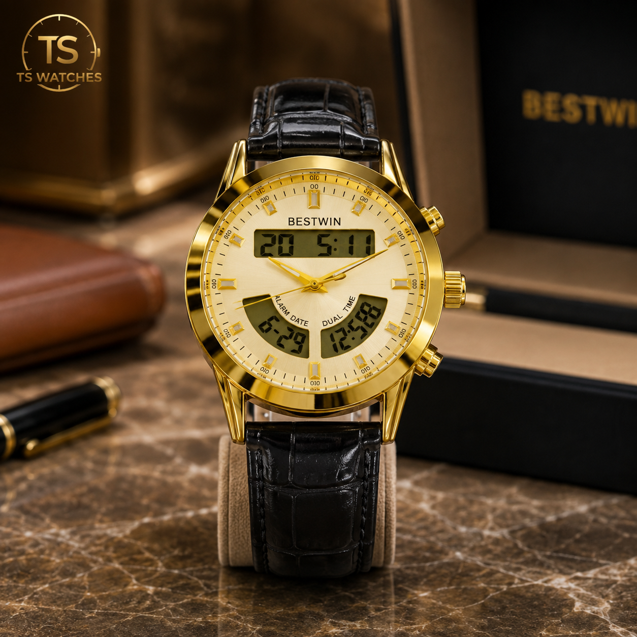 Bestwin Dual time Watch