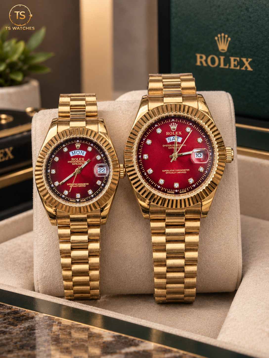 Rolex Date Couple Watches